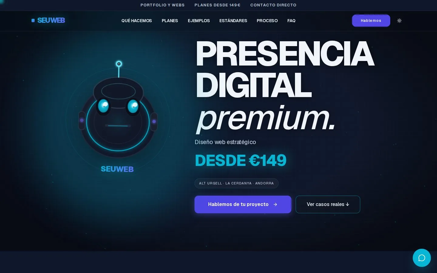 Captura de la web de Seuweb